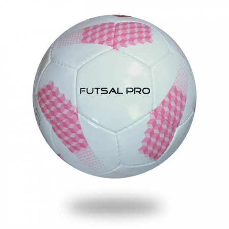 Futsal pro | white and pink color soccer ball